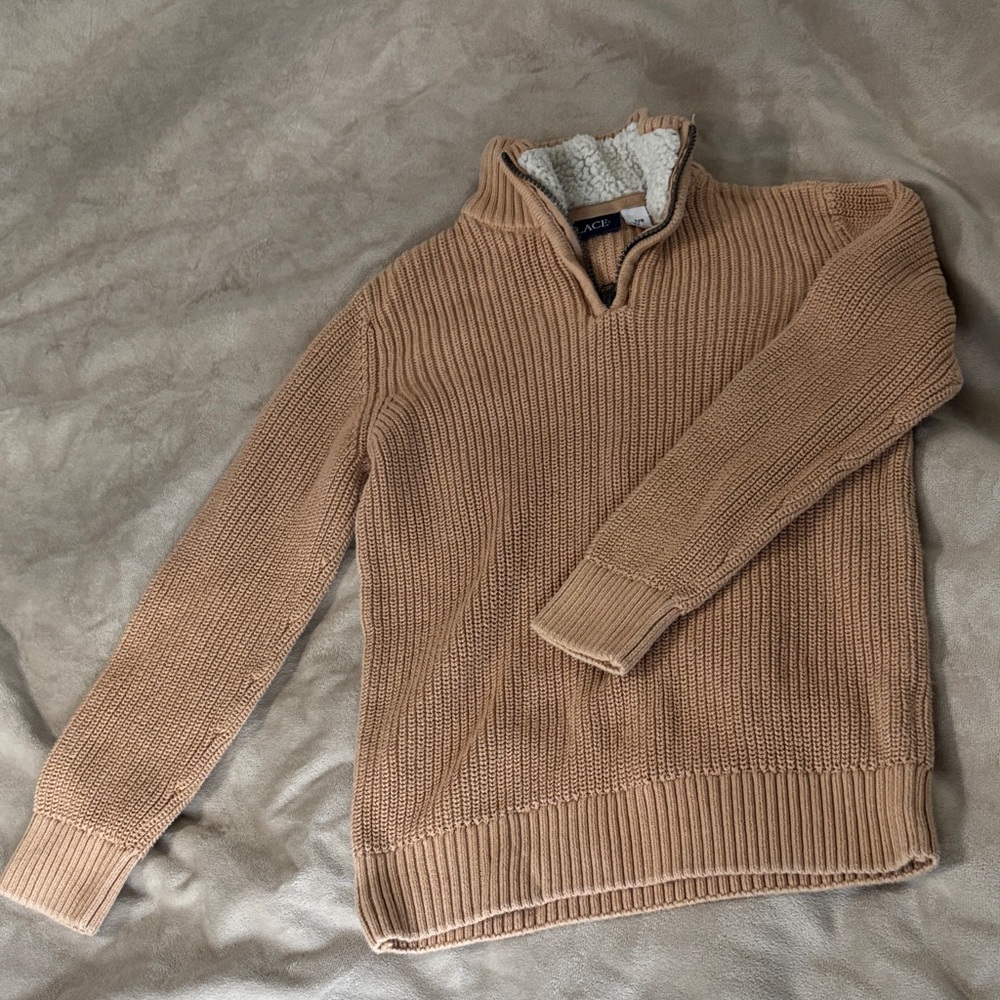 The Children's Place Camel Knit Sweater